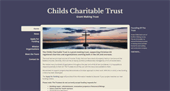 Desktop Screenshot of childscharitabletrust.org